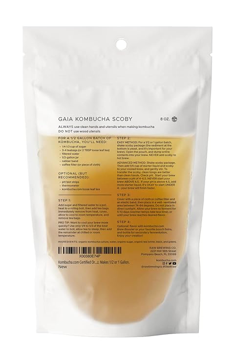 Gaia Scoby Back view