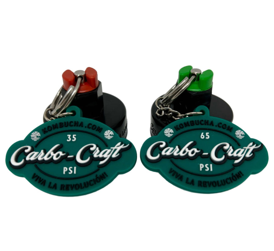 Carbo cap shown as a small brewing accessory on a white background