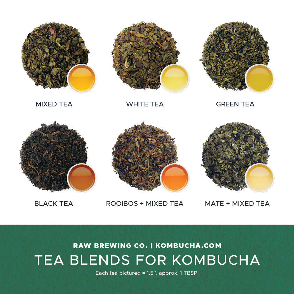 Mixed Tea, White Tea, Green Tea, Black Tea, Rooibos + Mixed Tea, Mate + Mixed Tea