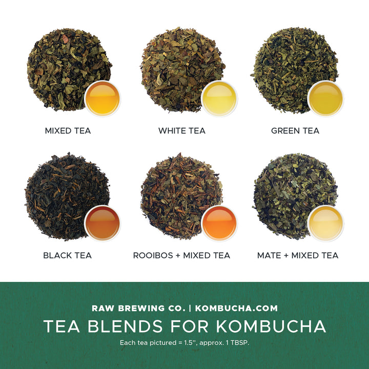 Mixed Tea, White Tea, Green Tea, Black Tea, Rooibos + Mixed Tea, Mate + Mixed Tea