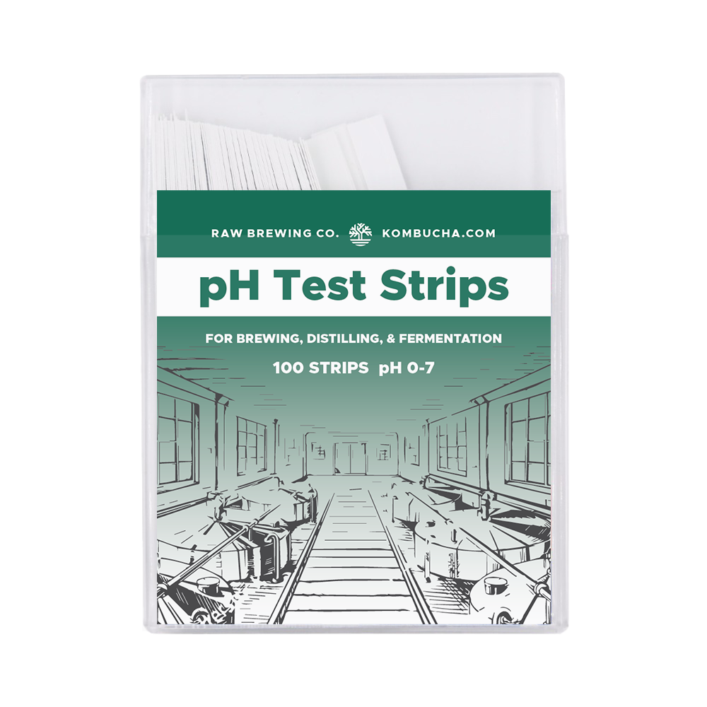 Fermentation testing strips laid out on a clean background