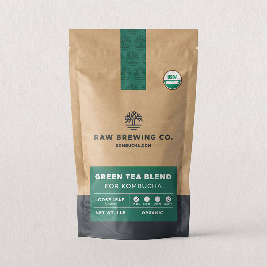 get 100 percent organic green tea bend for kombucha online