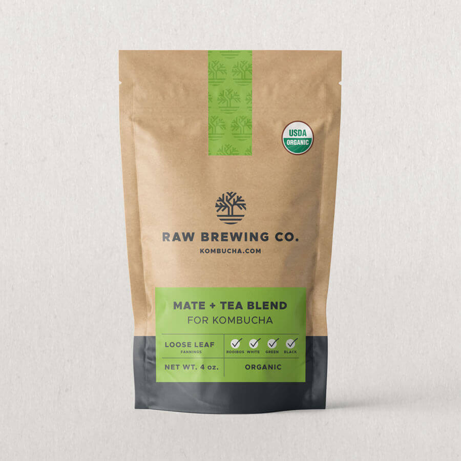 Mate + Tea Blend for Kombucha (Certified Organic)