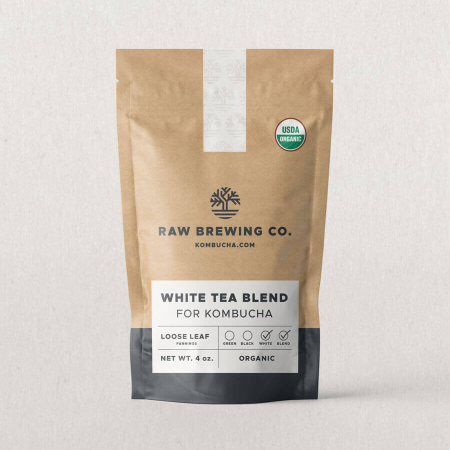 get 100 percent organic white tea bend for kombucha online front